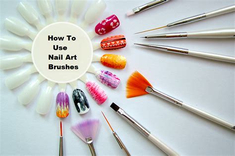 how to use nail art brushes and why you should always keep your nails clean