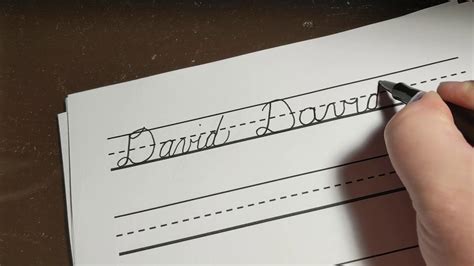 How to Write David in Cursive: A Journey Through the Art of Penmanship and Beyond